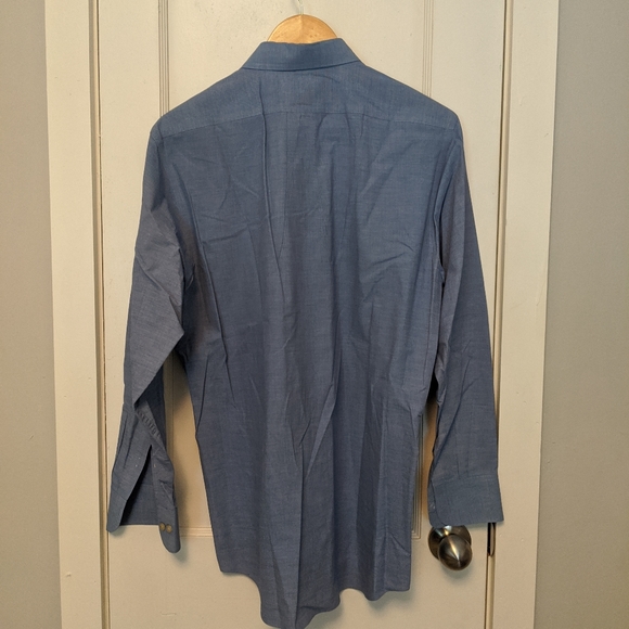 Chaps Blue Dress Shirt for Men - Picture 3 of 6